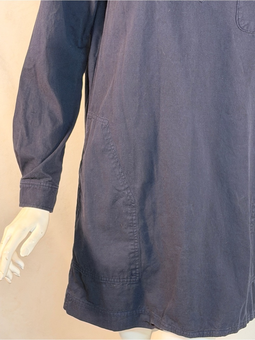 Lilla P Navy V-Neck Utility Tunic - Picture 3 of 11